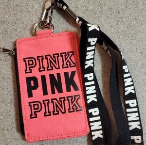 Vs pink lanyard